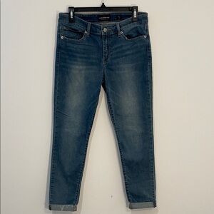 Lucky Brand Dark Blue Ankle denim Jeans size 12/31 Stella Skinny